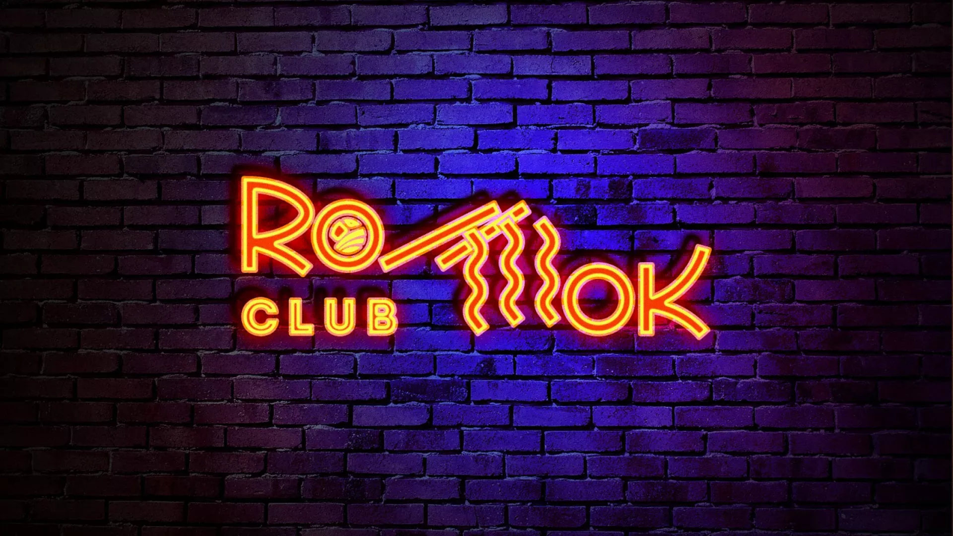 Разработка интерьерной вывески суши-бара «Roll Wok Club» в Верещагино